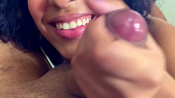 Throat-fucking Handjob