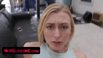 My Step-sister’s Face Gets A Hot, Sticky Surprise