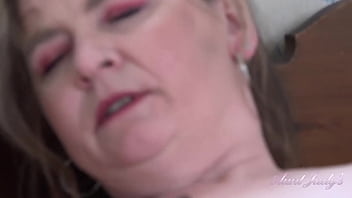Naughty 45-year-old Milf Nel Flaunts Her Big Tits In Lingerie And Stockings