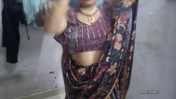 Saree-clad Bhabhi Gets Ravished In A Wild Fuck Session