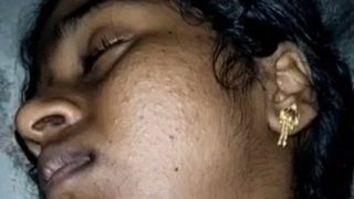 Filthy Tamil Beauty’s Hairy Cunt Drenched In Cum