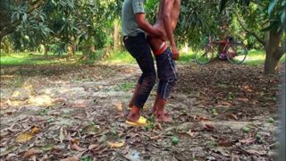 Sweaty Mango Orchard Tryst: Two Farm Boys Fucking In The Sun