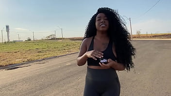 Unfaithful Wife Meets Gym Buddy And Agrees To A Steamy Outdoor Fuck, Taking It Raw And Begging For A Creamy Finish In Her Ass.
