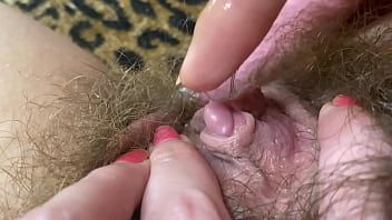 Monstrous Clit Fucking: Hairy Pussy Pounded In Hardcore Fetish Masturbation