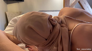 Timid Arab Stepmom And Her Step-son Share A Hotel Bed