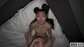 Brutal Creampie For A Petite Asian Pussy