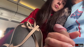 Boldly Stroking My Cock On A Crowded Flight—exposing Myself To Everyone
