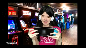 Naked Asian Gamer Babe