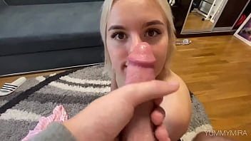 Pov: Gagging On Cock With Ahegao Face
