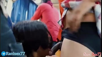 Young Chick Gets Pounded On A Moving Bus With Hindi Dirty Talk