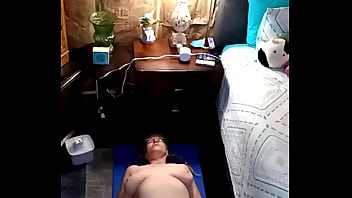 Busty Milf Strips For Sweaty Yoga Session Before Fingering Herself To A Screaming Climax
