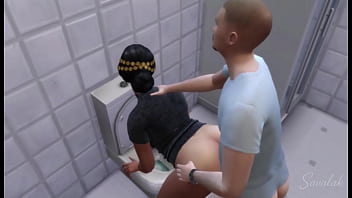 Hot Latina Studs Ravage Arab Babe In Nightclub