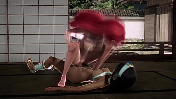 Fiery Ginger Mermaid Ariel Takes Aladdin’s Princess Jasmine’s Creamy Load – Animated Erotica