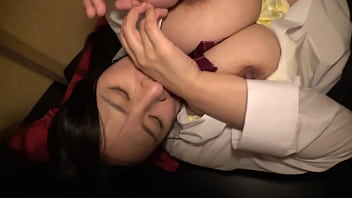 Naughty Japanese Schoolgirl’s Forbidden Massage Session 13