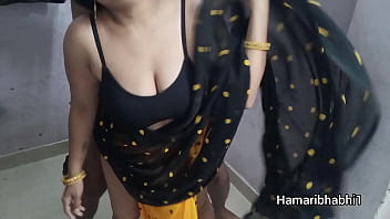 Saree Ripped Open For A Wild And Sweaty Indian Bhabhi Pounding.