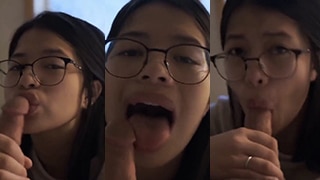 Hot Teen With Glasses Gets A Hardcore Fuck