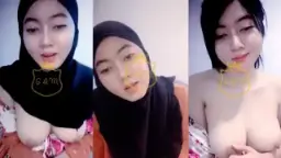 Naked In Hijab, Groping Big Tits