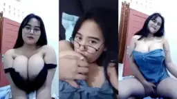 Sexy Glasses Girl With Huge Tits Goes Viral