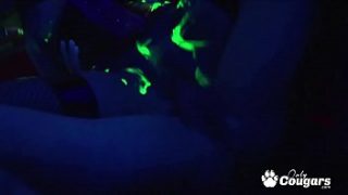 Glow In The Dark Threesome With Austin Kincaid And Lela Star