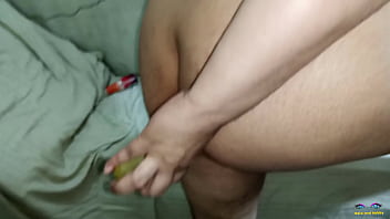 Thick Indian Wife’s Anal And Pussy Stretch Research: Cucumber And Dildo Double Penetration In Clear Hindi Audio