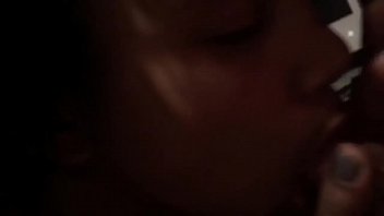 Ebony Tits Drenched In Cum