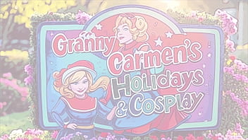 Granny Betty Rubble Gives Fred A Deep Throat Blowjob And Climaxes Hard With Her Vibrating Toys