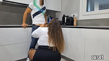 The Boss Caught His Thick-ass Secretary In The Kitchen And She Paid Her Debt In Full—he Wrecked Her Huge Backside Raw.