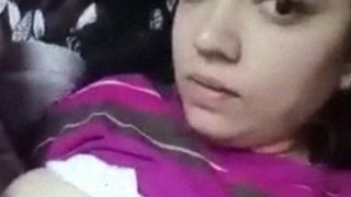 Curvy Indian Teen Flaunting Her Big Tits