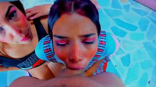 Double The Pleasure: A Pov Blowjob Duo Experience