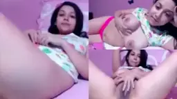 Hot Busty Babe Squeezes Horny Bean Sprouts