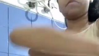 Steamy Naked Bathroom Exhibition