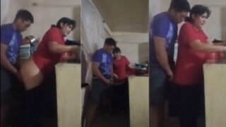 Stepson’s Kitchen Conquest: A Raw And Raunchy Fuck Against The Counter