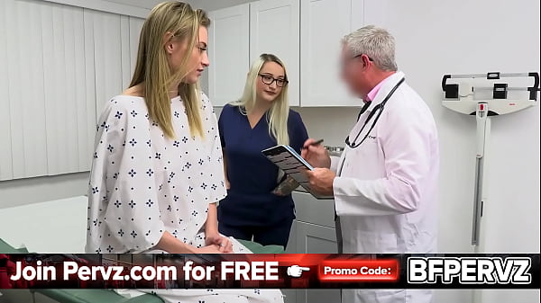 Naughty Doctor And His Curvy Nurse Show Their Horny Patient How To Keep Her Pussy Toasty