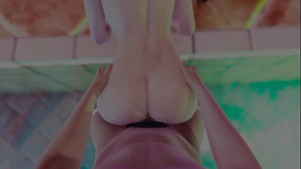Naughty Asian Babe Submits In Steamy Poolside Anime Hentai Uncensored