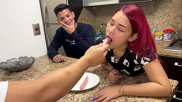 Horny Housewife Hooked On Her Cuckold Husband’s Buddy’s Sausage