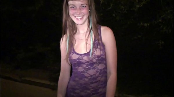 Innocent Blonde Babe Craves A Public Gangbang Orgy With Hung Strangers
