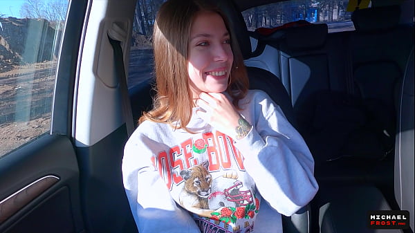 Russian Teen Hitchhiker Gets Paid To Gag On Stranger’s Cock And Swallow Every Drop – Mihanika69 And Michael Frost