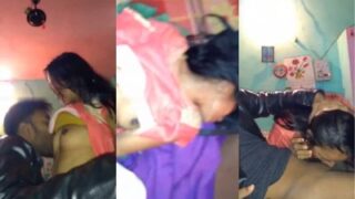Desi Girlfriend Gets Pounded Hard While Her Parents Are Away