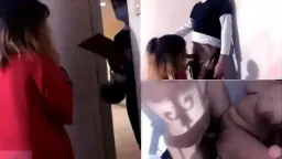 Naughty Delivery Man Prank