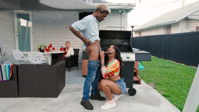 Spring Fling Bbq: Sizzling Threesome With India Lordhefner And Damion Dayski