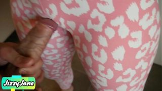Drenching My Panties And Yoga Pants From Rubbing My Smooth Pussy