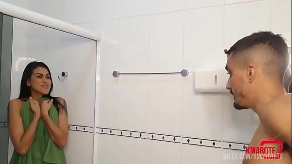 Caught In The Shower, I Ended Up Gagging On A Massive Cock