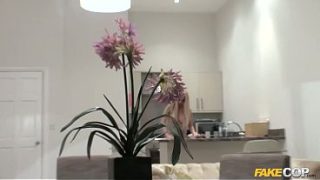 Peeping Officer Pounds A Dumb British Blonde – Fake Police Fuck