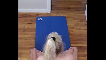 Get Off To A Sexy Milf Stripping Down For Naked Yoga
