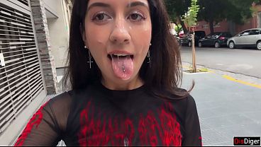 First Date Facial Request: A Public Cumwalk Adventure