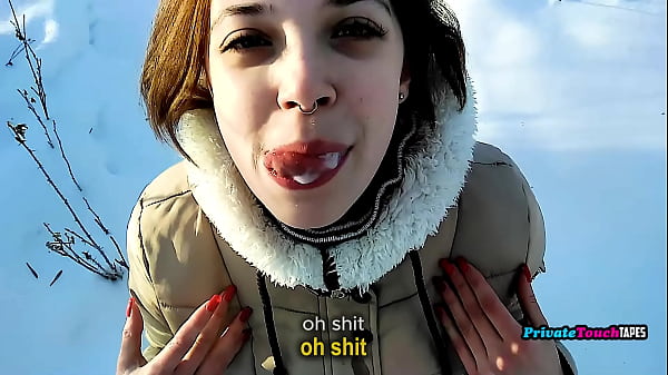 Step-sister’s Wild Russian Mouth Takes Me To Heaven Outdoors