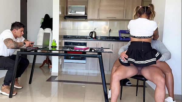 Gamer’s Girlfriend Gets Pounded By His Roommate While He’s Lost In The Game
