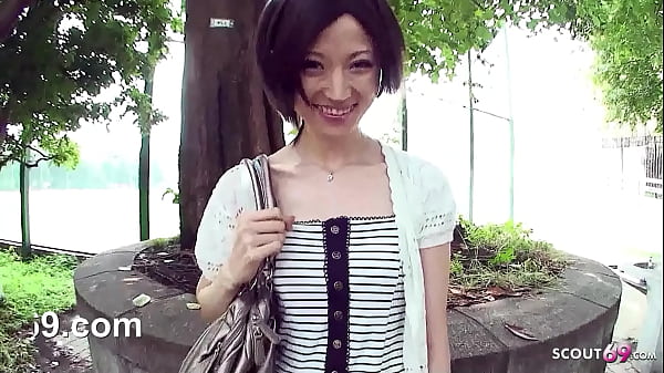 Slender Japanese Teen Coerced Into Car Blowjob For Strangers