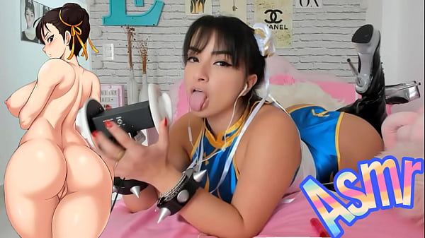 Chun Li Roleplay: Sensual Ear Licks, Titfucking, And Deep Throat Blowjob
