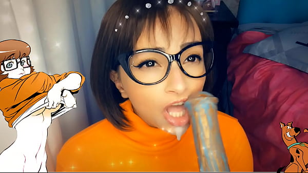 Velma’s Monster Cream Surprise: Sucking The Beast’s Thick Cock Until Her Mouth Overflows With Hot Cum – A Scooby-doo Parody
